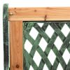 Patio Bench 48" Cast Iron and Solid Firwood