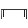 9 Piece Patio Dining Set Black
