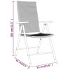 9 Piece Patio Dining Set Black
