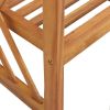 Patio Bench 46.9" Solid Acacia Wood