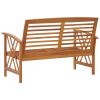 Patio Bench 46.9" Solid Acacia Wood